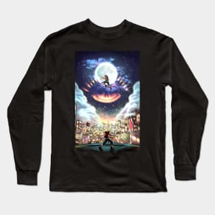 The Final Battle (Kingdom Hearts Sora vs Yozora Poster) Long Sleeve T-Shirt